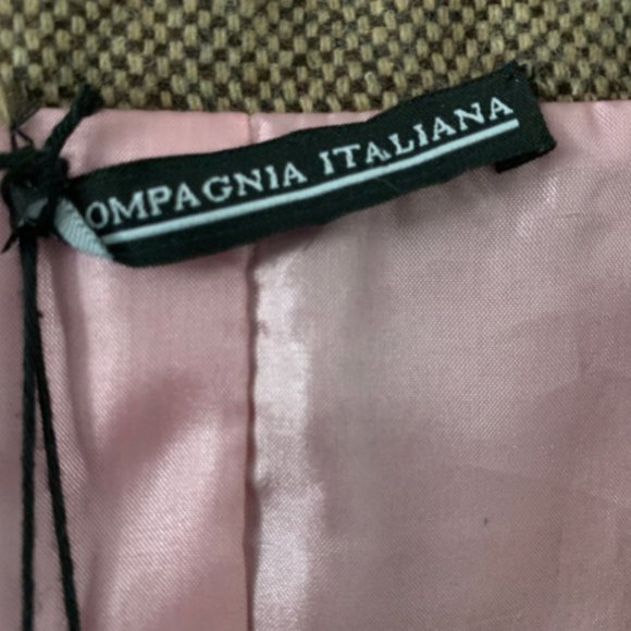 Italian Designer - Compagnia Italiana- Hand Embroidered Dress Coat - Picture 4 of 5